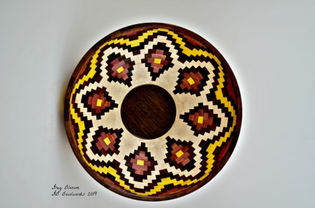 Hand turned wooden bowls